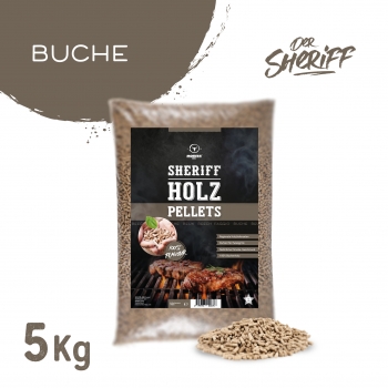 MOESTA BBQ - Hartholz Sheriff Pellets 5 kg - Buche